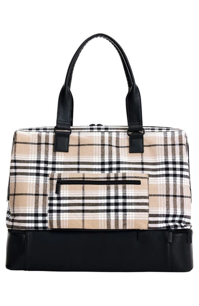 Beis The Weekender Travel Bag In Plaid | ModeSens