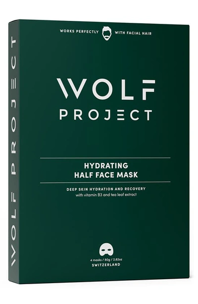 Shop Wolf Project 4-pack Hydrating Face Sheet Masks In Green