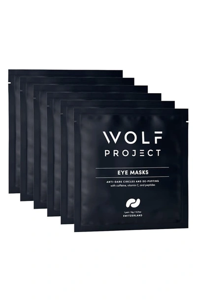 Shop Wolf Project 5-pair Eye Mask Boosters In Black