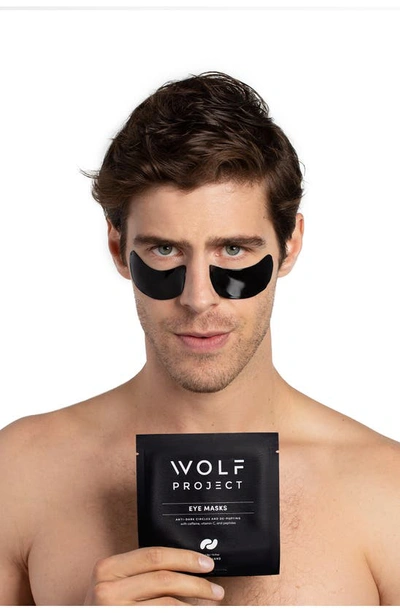 Shop Wolf Project 5-pair Eye Mask Boosters In Black