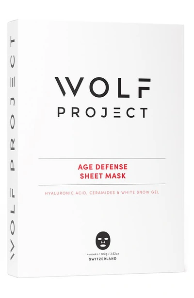 Wolf Project 5-pack Anti-age Face Masks In White