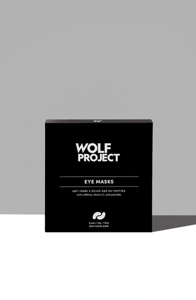 Shop Wolf Project 5-pair Eye Mask Boosters In Black