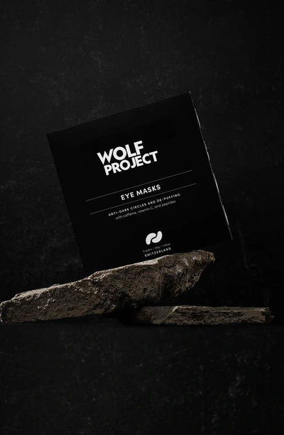 Shop Wolf Project 5-pair Eye Mask Boosters In Black