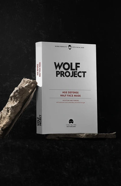 Wolf Project 5-pack Anti-age Face Masks In White