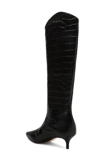Shop Schutz Abbey Knee High Boot In Black