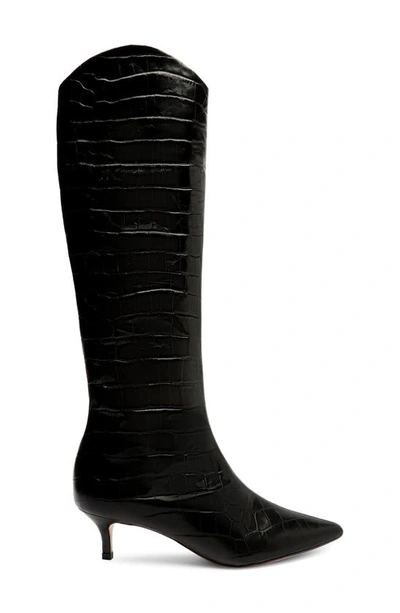 Schutz Abbey Knee High Boot In Black