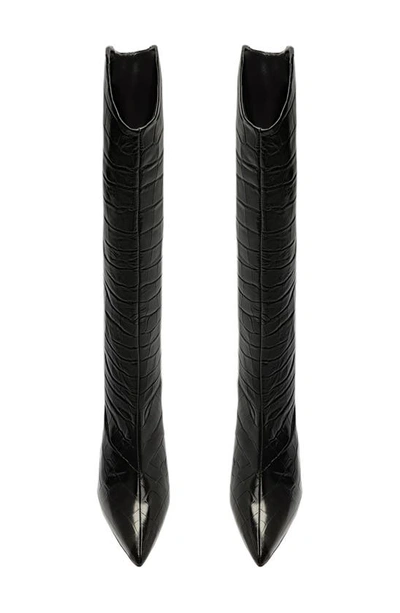 Shop Schutz Abbey Knee High Boot In Black