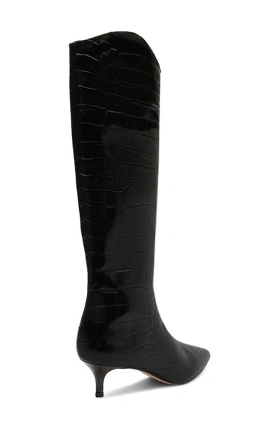 Schutz Abbey Knee High Boot In Black
