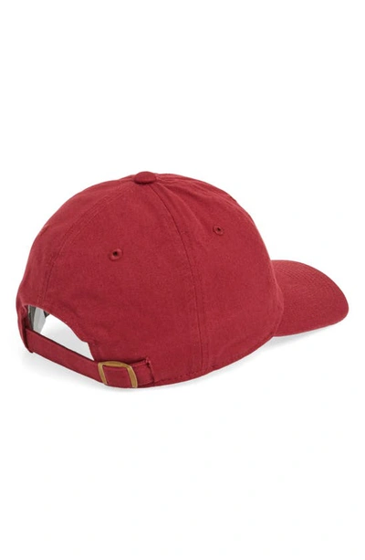 American Needle Paris Cotton Baseball Cap In Burgundy