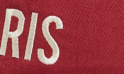 American Needle Paris Cotton Baseball Cap In Burgundy