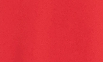 Shop Karen Kane Asymmetrical Crepe Top In Red