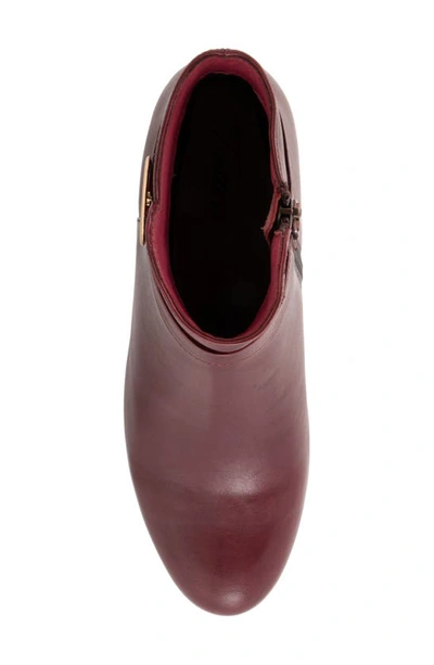 Trotters Melody Bootie In Dark Red