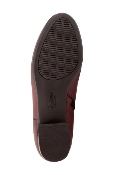 Trotters Melody Bootie In Dark Red