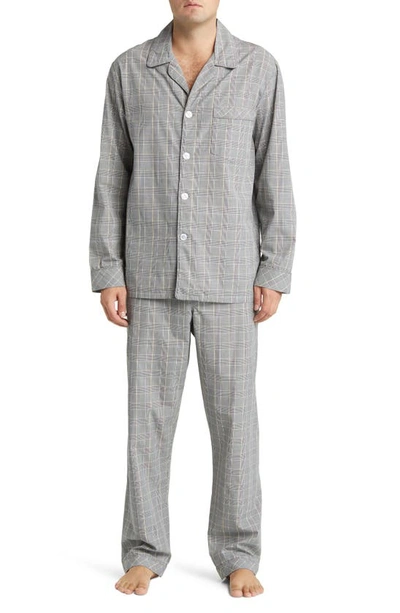 Shop Majestic Coopers Plaid Woven Cotton Pajamas In Glen Plaid