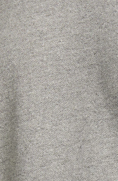 Shop The Great The Shrunken Raglan Sleeve Sweatshirt In Varsity Grey