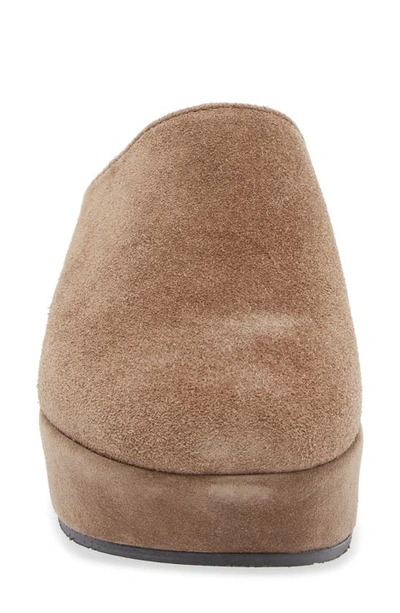 Cordani Camryn Platform Wedge Mule In Crosta Fango