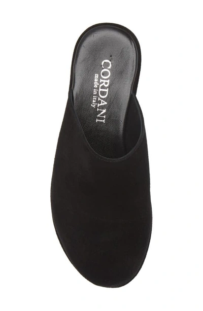 Shop Cordani Camryn Platform Wedge Mule In Crosta Nero