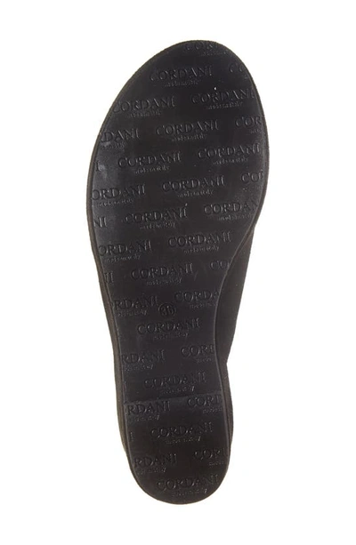 Cordani Camryn Platform Wedge Mule In Crosta Nero