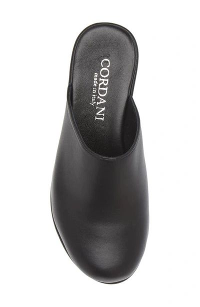 Shop Cordani Camryn Platform Wedge Mule In Nappa Nero