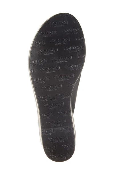 Cordani Camryn Platform Wedge Mule In Nappa Nero