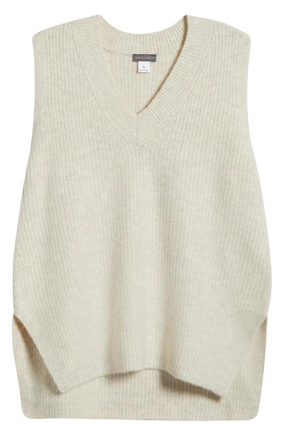 Shop Vince Camuto Shaker Stitch Sweater Vest In Malted