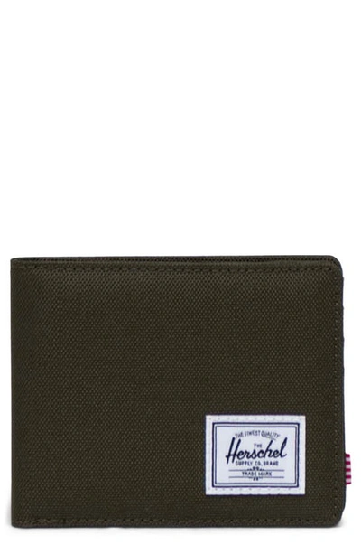 Shop Herschel Supply Co Roy Rfid Wallet In Ivy Green