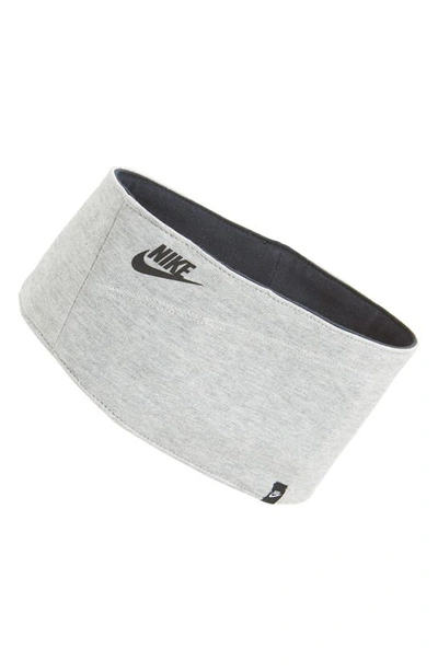 Shop Nike Therma-fit Tech Fleece Headband In Grey