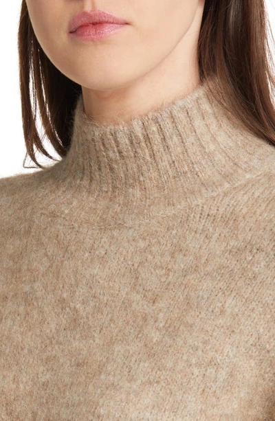 Shop Rails Kacia Alpaca Blend Mock Neck Sweater In Oatmeal