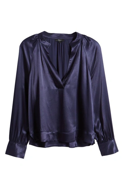 Rails Eloise Plaid Button-front Shirt In Onyx Lurex