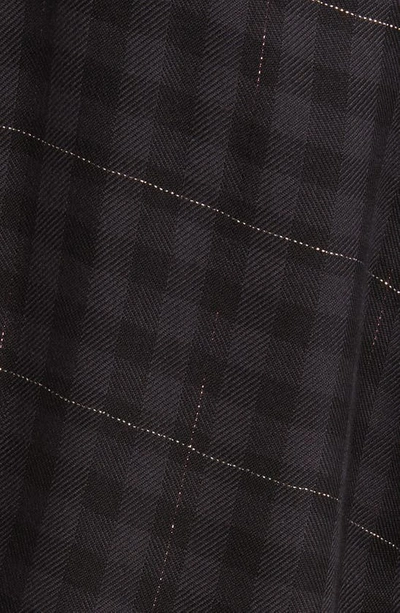 Rails Eloise Plaid Button-front Shirt In Onyx Lurex