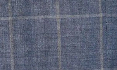 Shop Daniel Hechter Windowpane Check Wool Blazer In Blue