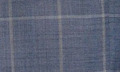 Daniel Hechter Windowpane Check Wool Blazer In Blue
