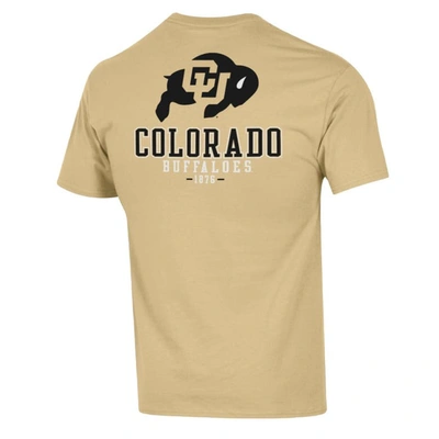 Shop Champion Gold Colorado Buffaloes Team Stack 2-hit T-shirt