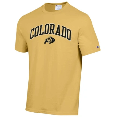 Shop Champion Gold Colorado Buffaloes Skinny Arch Vintage Wash T-shirt