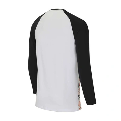 Shop Concepts Sport White/black Cincinnati Bengals Tinsel Raglan Long Sleeve T-shirt & Pants Sleep Set