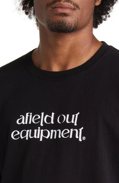 Shop Afield Out Equipment Graphic T-shirt In Black