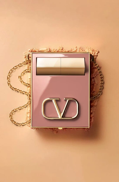 Shop Valentino Go-clutch Highlighter Nude Edition & Rosso  Mini Lipstick Set