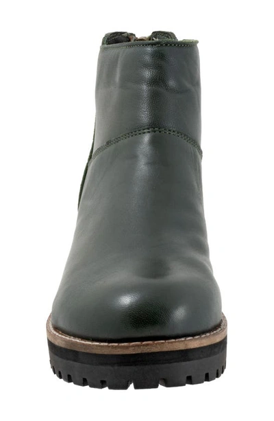 Softwalk Elmhurst Bootie In Dark Green