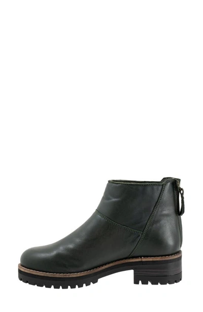 Softwalk Elmhurst Bootie In Dark Green