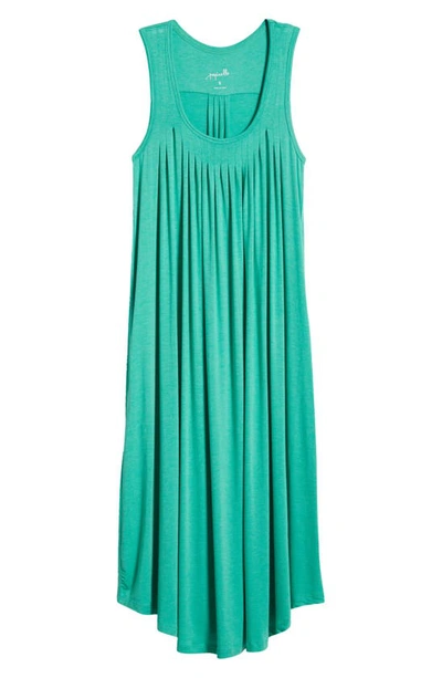 Shop Papinelle Kate Pleated Nightgown In Spearmint