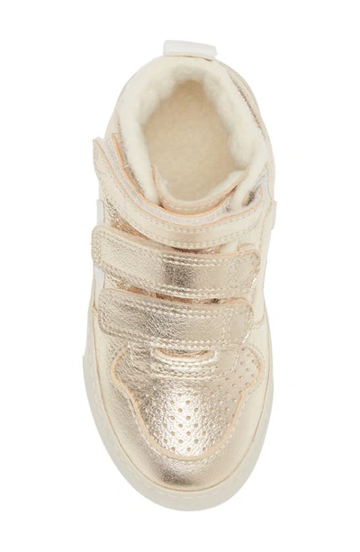 Veja Kids' V-10 Chromefree™ Sneaker In Platine White