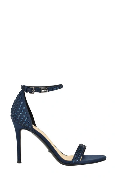 Shop Guess Kabaile Ankle Strap Sandal In Blue