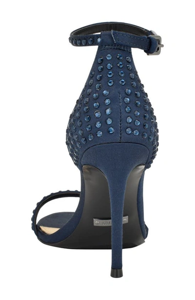 Shop Guess Kabaile Ankle Strap Sandal In Blue