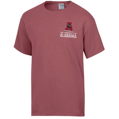 Shop Comfort Wash Crimson Alabama Crimson Tide Vintage Logo T-shirt
