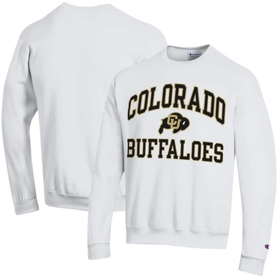 Shop Champion White Colorado Buffaloes High Motor Pullover Sweatshirt
