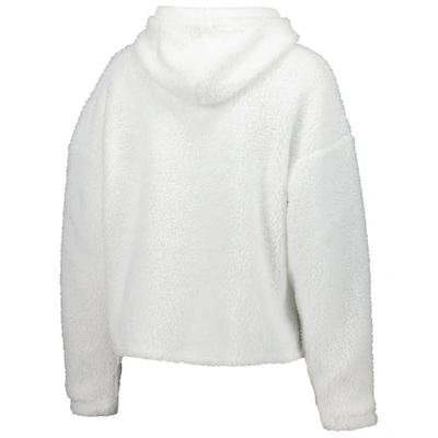 Shop Concepts Sport White Dallas Cowboys Fluffy Pullover Sweatshirt & Shorts Sleep Set