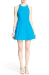 ALICE AND OLIVIA 'Christie' Cotton Fit & Flare Dress