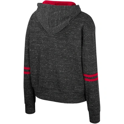 Shop Colosseum Charcoal Ohio State Buckeyes Catherine Speckle Pullover Hoodie