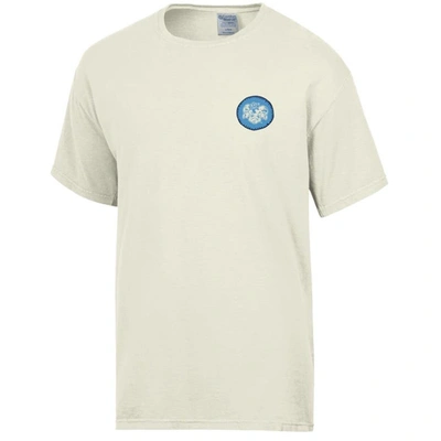 Shop Comfort Wash Cream North Carolina Tar Heels Camping Trip T-shirt