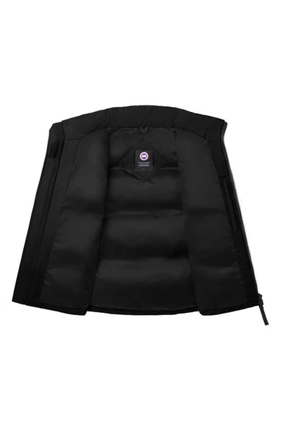 Shop Canada Goose Lawrence Water Repellent 750 Fill Power Down Puffer Vest In Black